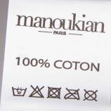 Foulard motif tartan coton 90x180 cm Femme MANOUKIAN marque pas cher prix dégriffés destockage