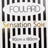 Foulard à motifs sensation soie 90x180 cm Femme RODIER marque pas cher prix dégriffés destockage
