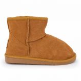 Boots fourrées en cuir suédé Flocon Enfant LES TROPEZIENNES PAR M.BELARBI marque pas cher prix dégriffés destockage