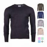 Pull col rond manches longues Homme BILL TORNADE