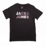 Tee shirt manches courtes logo floqué coton Enfant JACK & JONES