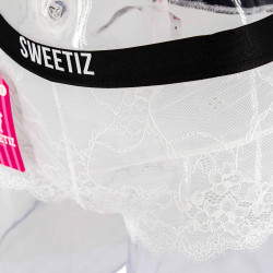 Boxer dentelle swt1/2/bd/ass1 Femme SWEETIZ marque pas cher prix dégriffés destockage Boxer dentelle swt1/2/bd/ass1 Femme SWEETIZ marque pas cher prix dégriffés destockage