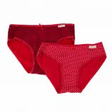 Boite 2 culottes fantaisie celiana Femme LEE COOPER marque pas cher prix dégriffés destockage