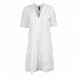 Robe manches courtes brodée Femme YAS