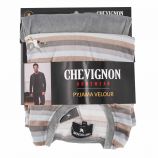 Pyjama en velours coton Homme CHEVIGNON marque pas cher prix dégriffés destockage