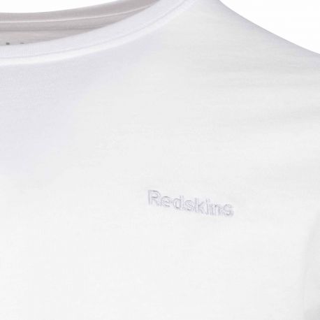 Tee shirt brodé 100% coton Homme REDSKINS marque pas cher prix dégriffés destockage