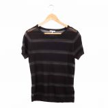 Pull col rond manches courtes à rayures transparent Femme BEST MOUNTAIN
