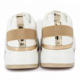 Basket 67615 blanc / chmpagne t36 au 41 Femme MARIAMARE marque pas cher prix dégriffés destockage