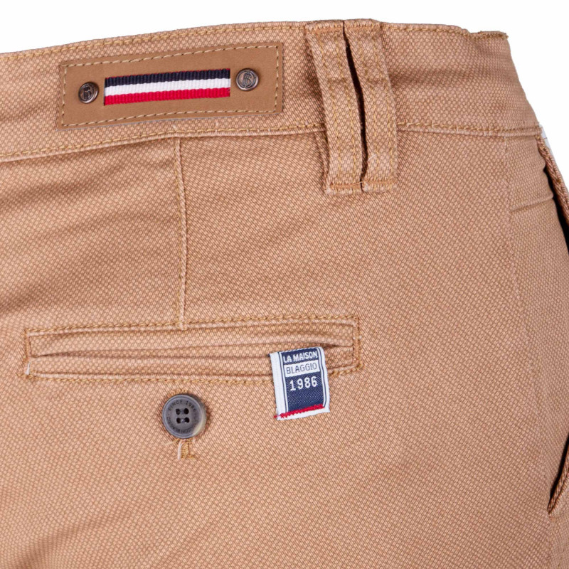 Pantalon chino imprimé coton stretch tamar Homme BLAGGIO marque pas cher prix dégriffés destockage Pantalon chino imprimé coton stretch tamar Homme BLAGGIO marque pas cher prix dégriffés destockage