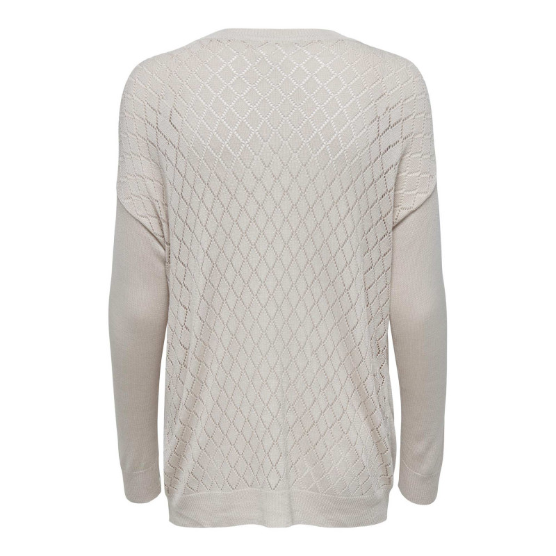 Pull long maille manches 3/4 polyester recyclé Femme ONLY à prix -  Degriffstock