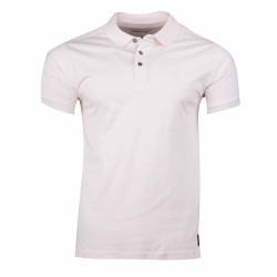 Polo manches courtes coton doux bande logo épaule ballabile Homme CERRUTI marque pas cher prix dégriffés destockage