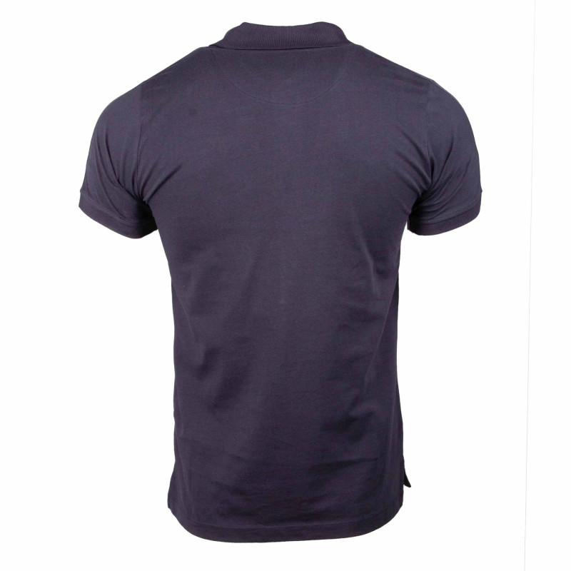 Polo manches courtes coton doux bande logo épaule ballabile Homme CERRUTI marque pas cher prix dégriffés destockage