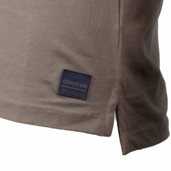 Polo manches courtes coton doux bande logo épaule ballabile Homme CERRUTI marque pas cher prix dégriffés destockage