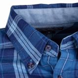 Chemise à carreaux manches longues Homme TOMMY HILFIGER marque pas cher prix dégriffés destockage