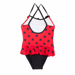 Maillot de bain 1pcs à pois et volants miraculous Enfant MIRACULOUS marque pas cher prix dégriffés destockage