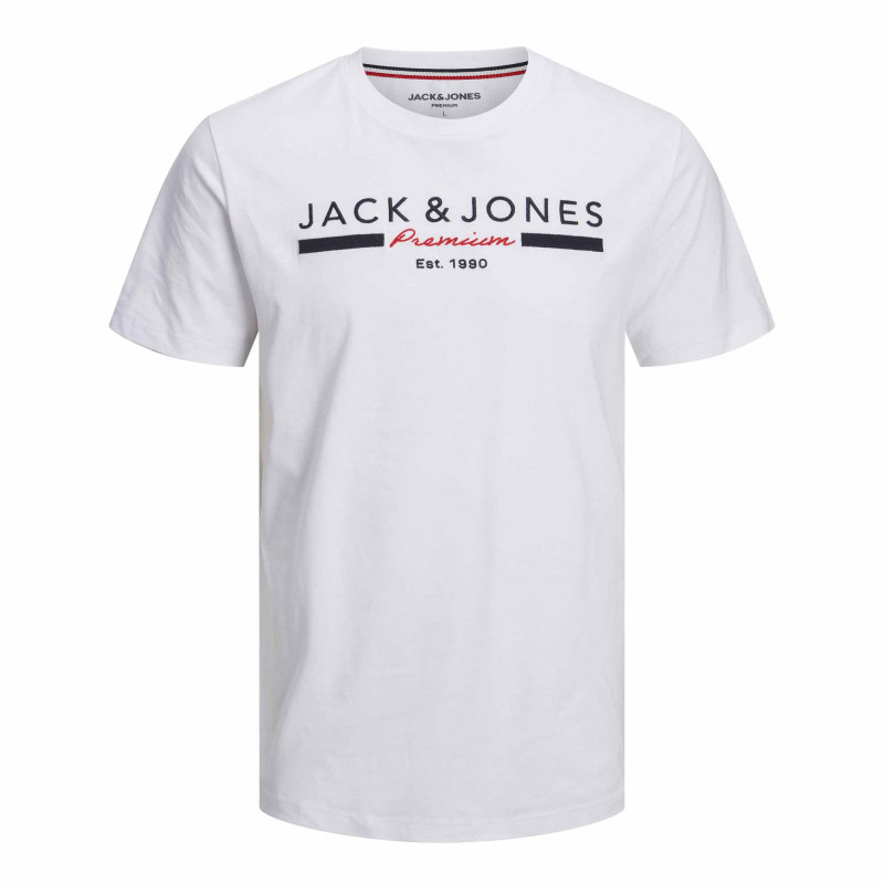 Tee shirt mc 12218510 Homme JACK & JONES marque pas cher prix dégriffés destockage