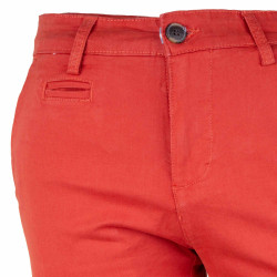 Pantalon chino coton stretch revers fermeture éclair tenali Homme BLAGGIO marque pas cher prix dégriffés destockage