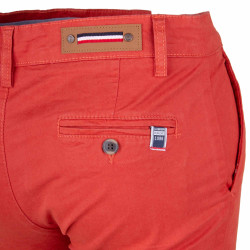 Pantalon chino coton stretch revers fermeture éclair tenali Homme BLAGGIO marque pas cher prix dégriffés destockage