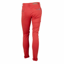 Pantalon chino coton stretch revers fermeture éclair tenali Homme BLAGGIO marque pas cher prix dégriffés destockage