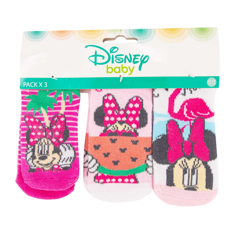 Chaussette lot x3 disney minnie Enfant DISNEY