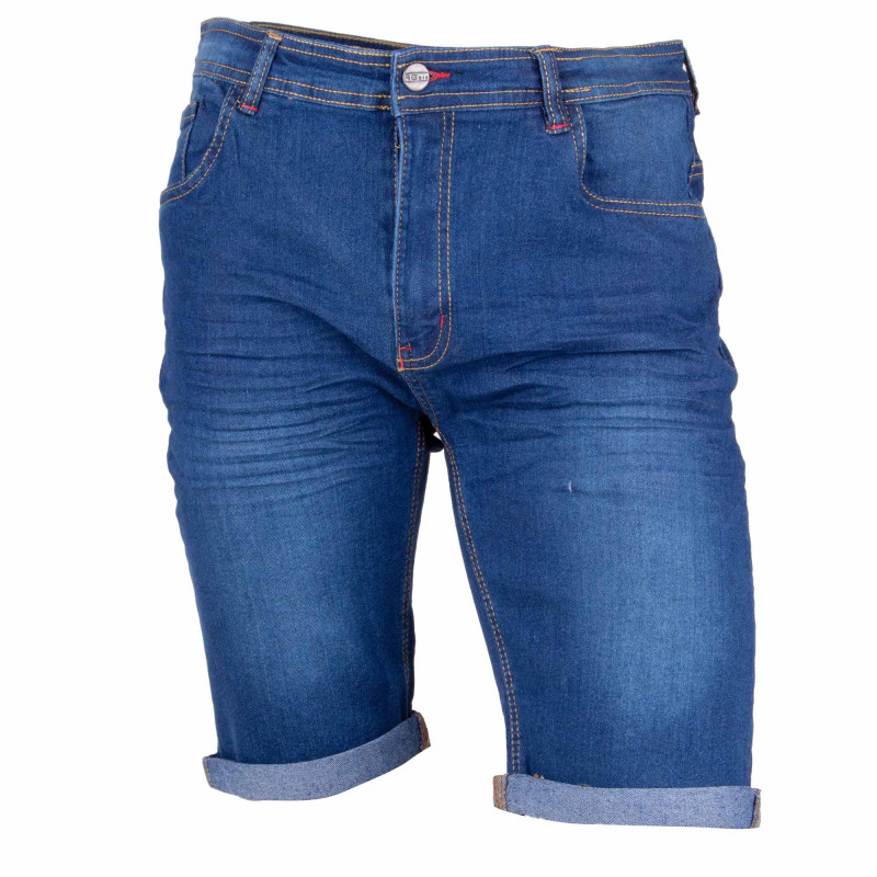 Bermuda jean coton doux stretch special Homme RG512 marque pas cher prix dégriffés destockage