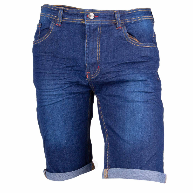 Bermuda jean coton doux stretch special Homme RG512 marque pas cher prix dégriffés destockage