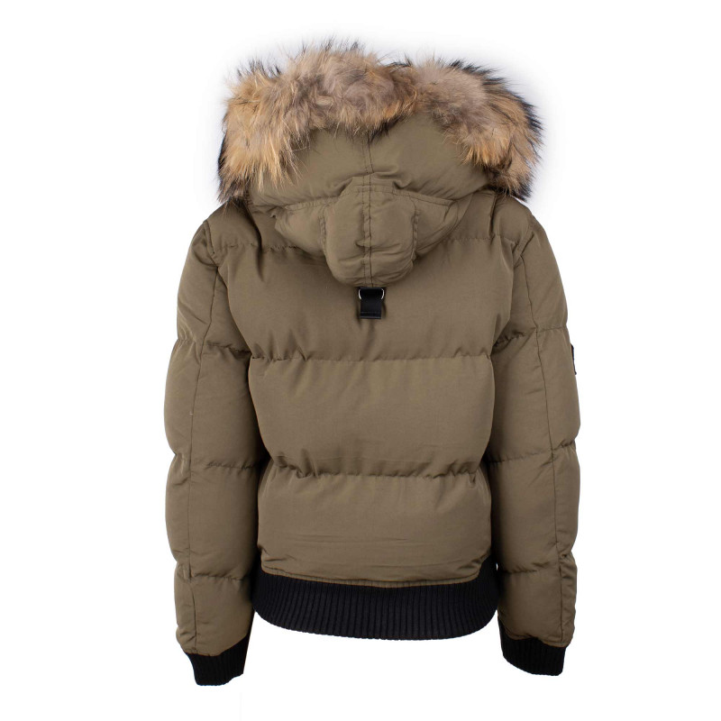 Doudoune matelassée à capuche fausse fourrure Femme THE NEW DESIGNERS marque pas cher prix dégriffés destockage Doudoune matelassée à capuche fausse fourrure Femme THE NEW DESIGNERS marque pas cher prix dégriffés destockage