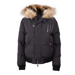 Doudoune matelassée à capuche fausse fourrure Femme THE NEW DESIGNERS marque pas cher prix dégriffés destockage