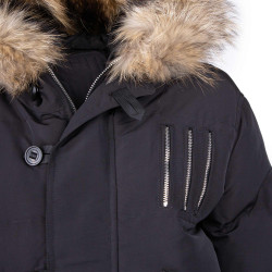 Doudoune matelassée à capuche fausse fourrure Femme THE NEW DESIGNERS marque pas cher prix dégriffés destockage