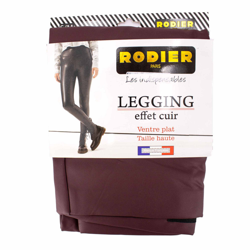 Leather legging , in kaki - RODIER