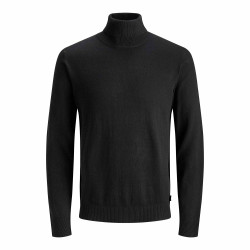 Pull fin col roulé coton mélangé Homme JACK & JONES marque pas cher prix dégriffés destockage Pull fin col roulé coton mélangé Homme JACK & JONES marque pas cher prix dégriffés destockage