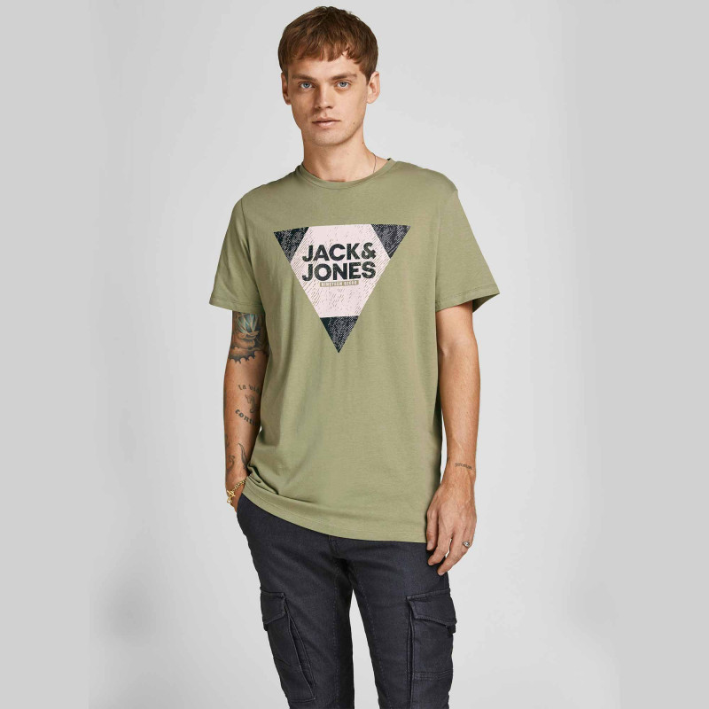T-shirt Homme Jack & Jones Regular Uni Manche courte