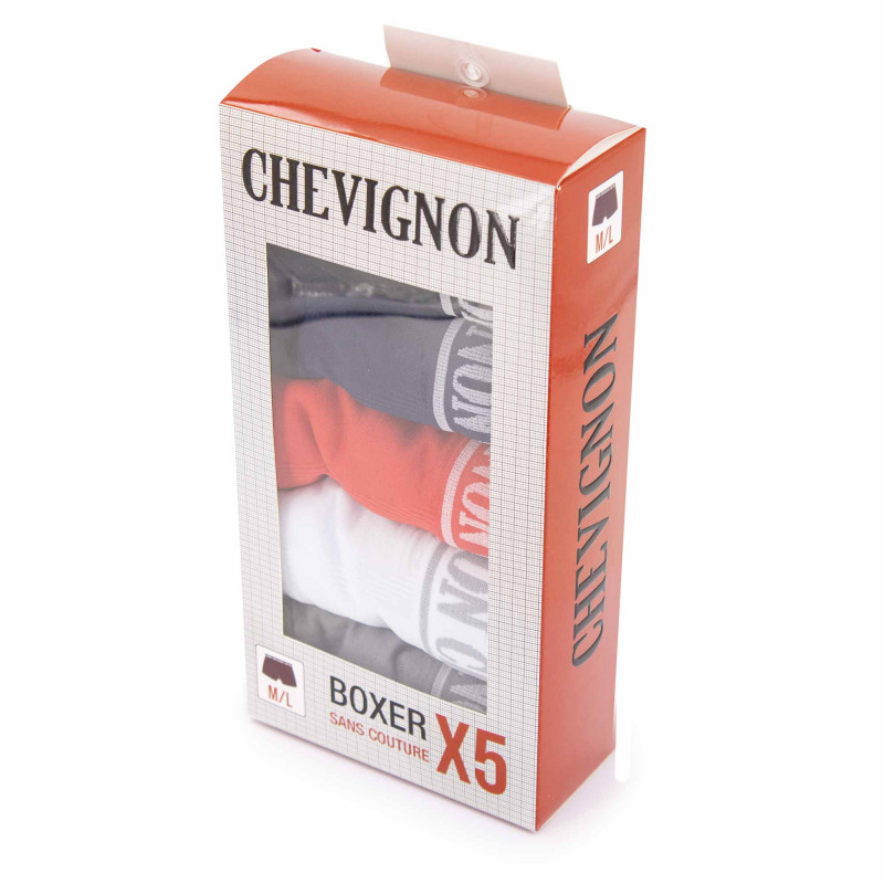 Boxers sans couture stretch lot x5 Djino Homme CHEVIGNON marque pas cher prix dégriffés destockage Boxers sans couture stretch lot x5 Djino Homme CHEVIGNON marque pas cher prix dégriffés destockage