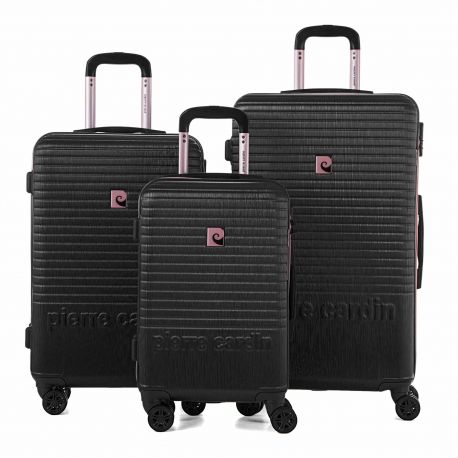 Valise rigide 60x40x24 cm Perle taille M PIERRE CARDIN marque pas cher prix dégriffés destockage