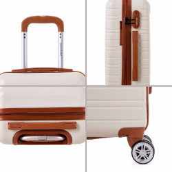 Valise cabine rigide 50x32x21cm Taille S Sirah PIERRE CARDIN marque pas cher prix dégriffés destockage