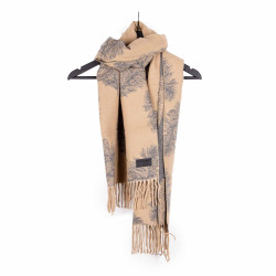 Echarpe motif plume 70x180 cm evorine Femme RODIER marque pas cher prix dégriffés destockage Echarpe motif plume 70x180 cm evorine Femme RODIER marque pas cher prix dégriffés destockage