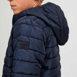 Doudoune matelassée à capuche poches côtés Enfant JACK & JONES marque pas cher prix dégriffés destockage Doudoune matelassée à capuche poches côtés Enfant JACK & JONES marque pas cher prix dégriffés destockage