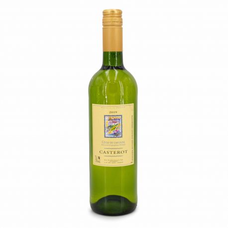 Igp cotes de gascogne blanc sec 2019 casterot 11% 75cl bav nf 150/rang Mixte CASTEROT marque pas cher prix dégriffés destockage
