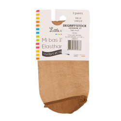 Collant mi bas elasthanne lot de 3 lm8015 Femme LITTLE MARCEL