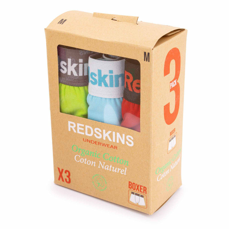 Boxer lot de 3 pieces badrio Homme REDSKINS Boxer lot de 3 pieces badrio Homme REDSKINS