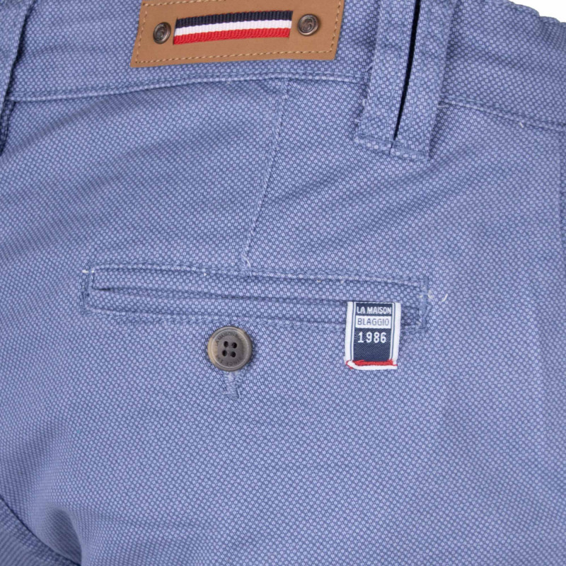 Pantalon chino imprimé coton stretch tamar Homme BLAGGIO marque pas cher prix dégriffés destockage Pantalon chino imprimé coton stretch tamar Homme BLAGGIO marque pas cher prix dégriffés destockage