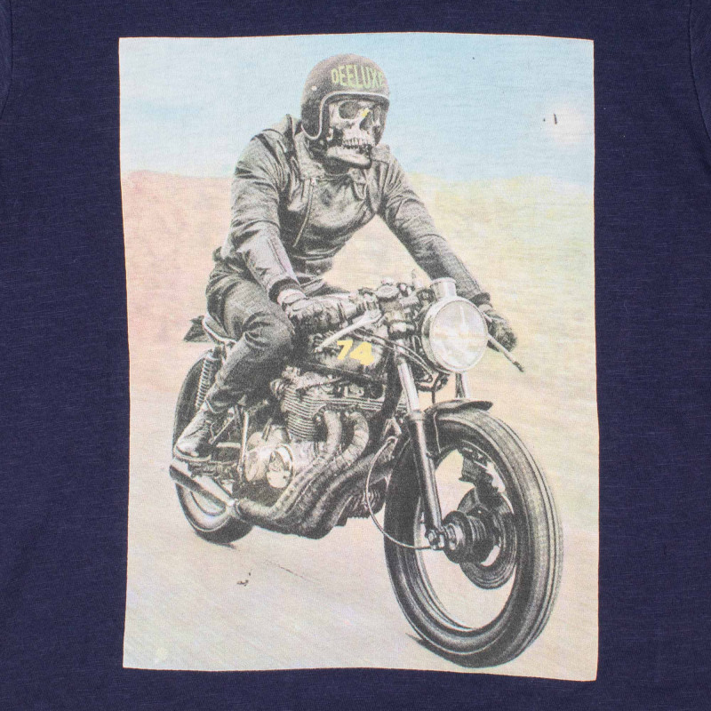 Tee shirt imprim Ghost rider vintage en coton Enfant DEELUXE 74