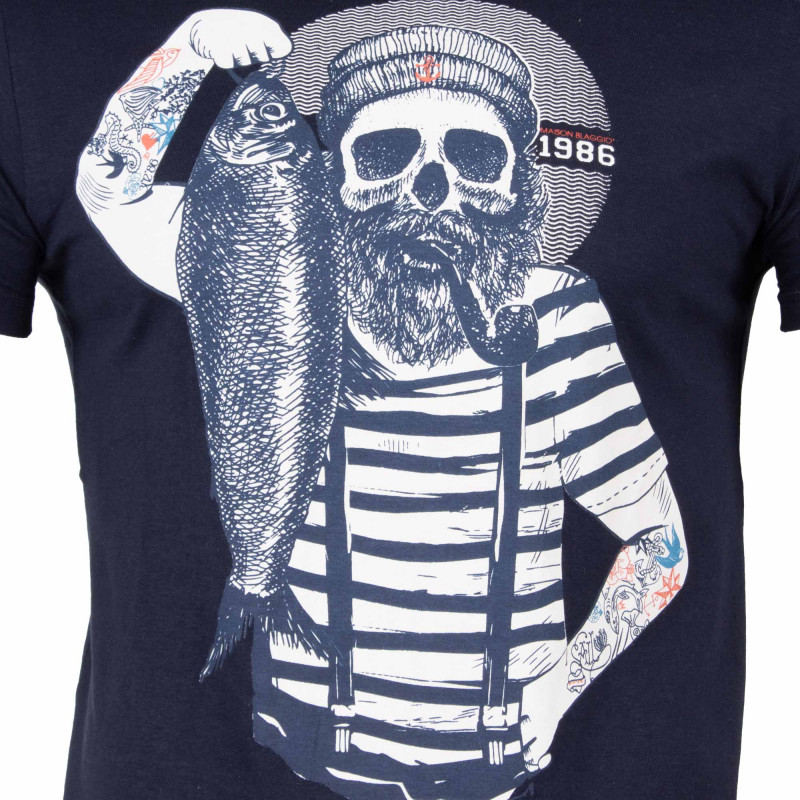 Tee shirt manches courtes imprime coton doux marin assor 24 Homme BLAGGIO marque pas cher prix dégriffés destockage Tee shirt manches courtes imprime coton doux marin assor 24 Homme BLAGGIO marque pas cher prix dégriffés destockage