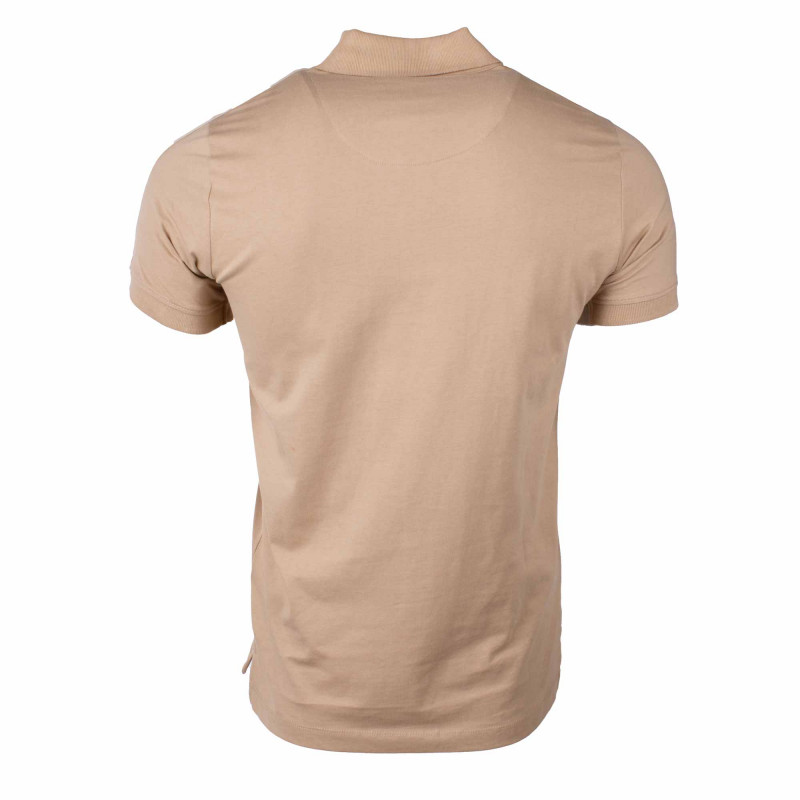 Polo manches courtes coton doux bande logo épaule ballabile Homme CERRUTI marque pas cher prix dégriffés destockage