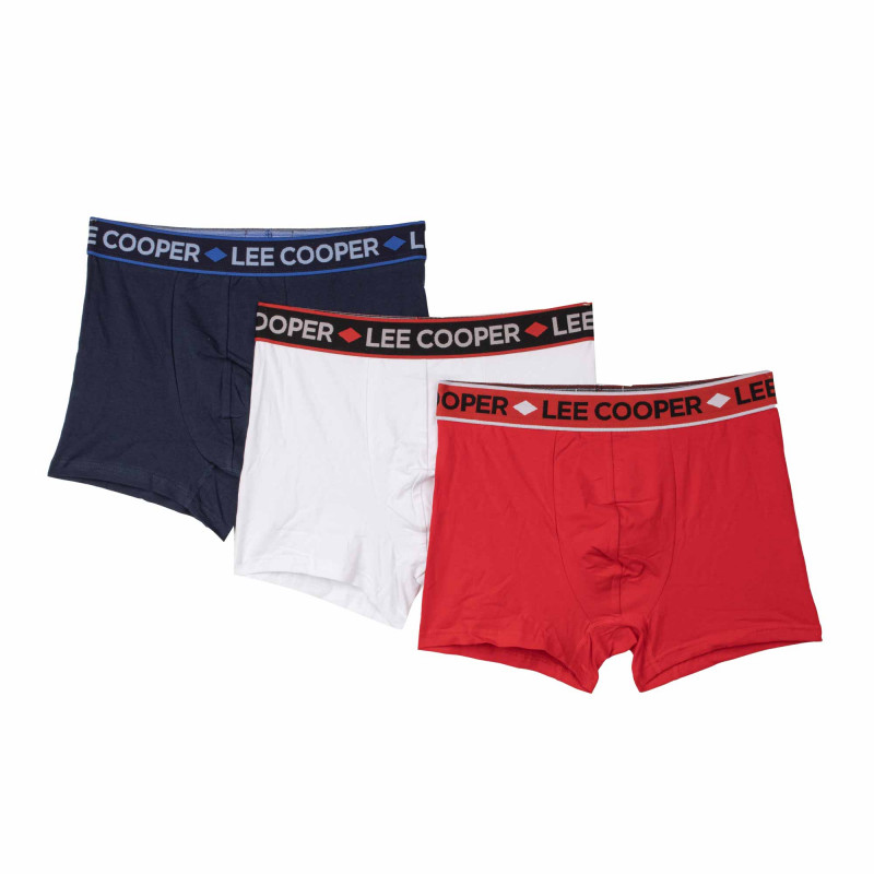 Boxer uni lot x3 Homme LEE COOPER marque pas cher prix dégriffés destockage