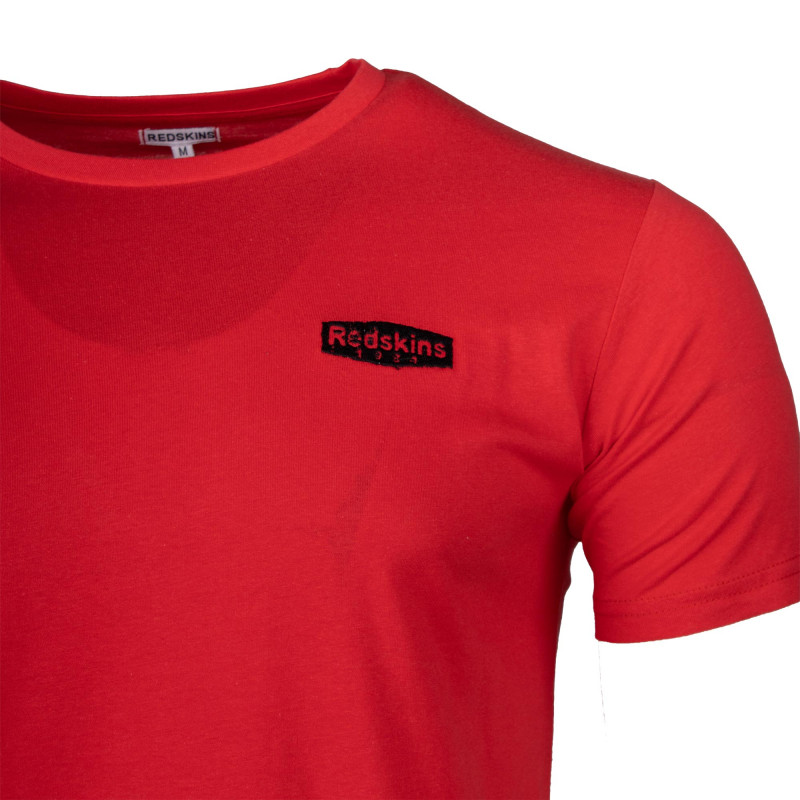 Tee shirt manches courtes col rond coton doux 1984 floqué raoul Homme REDSKINS marque pas cher prix dégriffés destockage