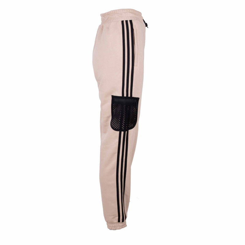 Jogging Femme Adidas Cuffed - Gris - Coupe Standard - Taille Haute