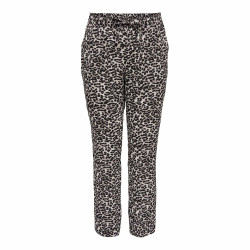 Pantalon slim léopard taille élastique cordon Femme ONLY CARMAKOMA marque pas cher prix dégriffés destockage Pantalon slim léopard taille élastique cordon Femme ONLY CARMAKOMA marque pas cher prix dégriffés destockage