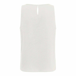 Haut sans manches droit col rond bouton au dos Femme ONLY marque pas cher prix dégriffés destockage Haut sans manches droit col rond bouton au dos Femme ONLY marque pas cher prix dégriffés destockage