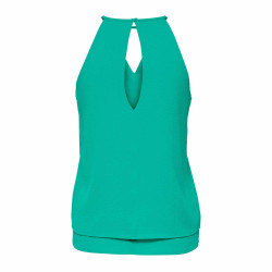 Haut sans manches col rond léger décolleté goutte Femme ONLY marque pas cher prix dégriffés destockage